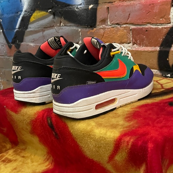 NIKE-men’s ‘Windbreaker’ AIR MAX 1 SE lace up running sneaker shoes main image 6